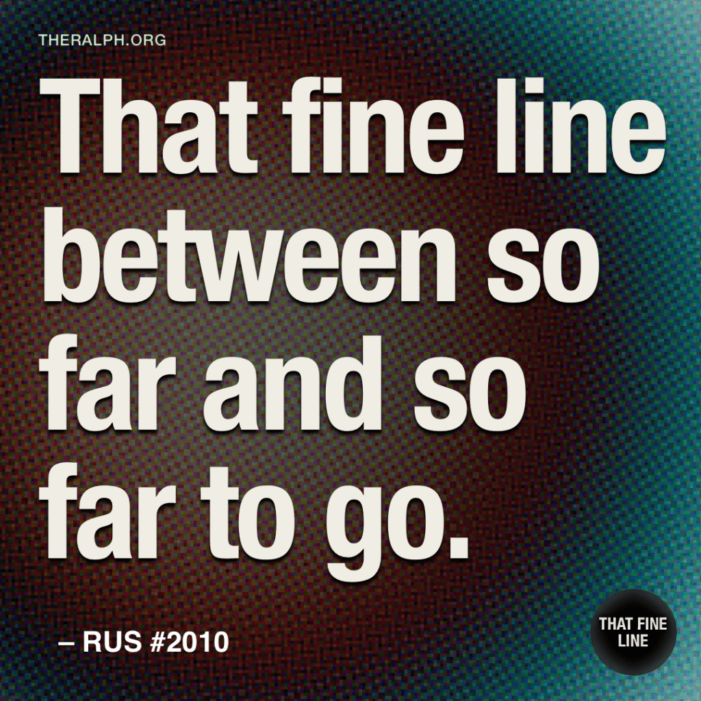 That fine line between so far and so far to go.